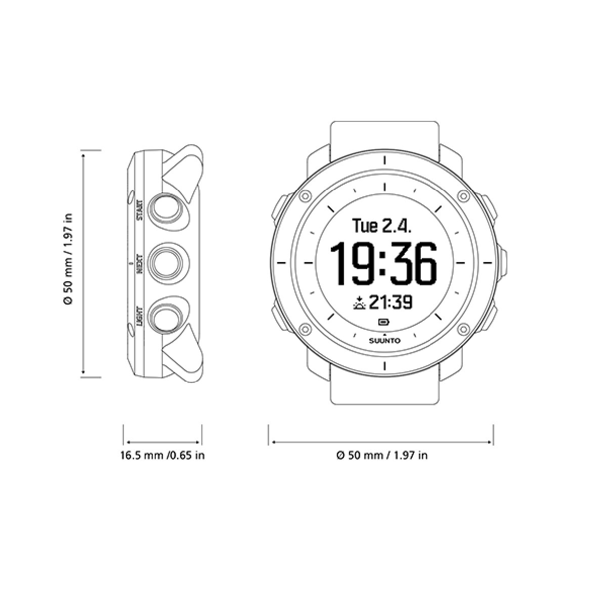 Suunto 2024 traverse white