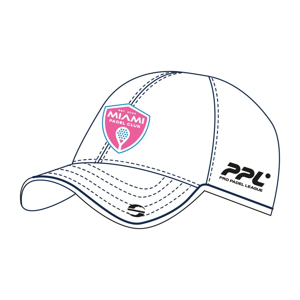 Skyros Miami Padel Club Adult's 6-panel cap adjustable OSFA 2025