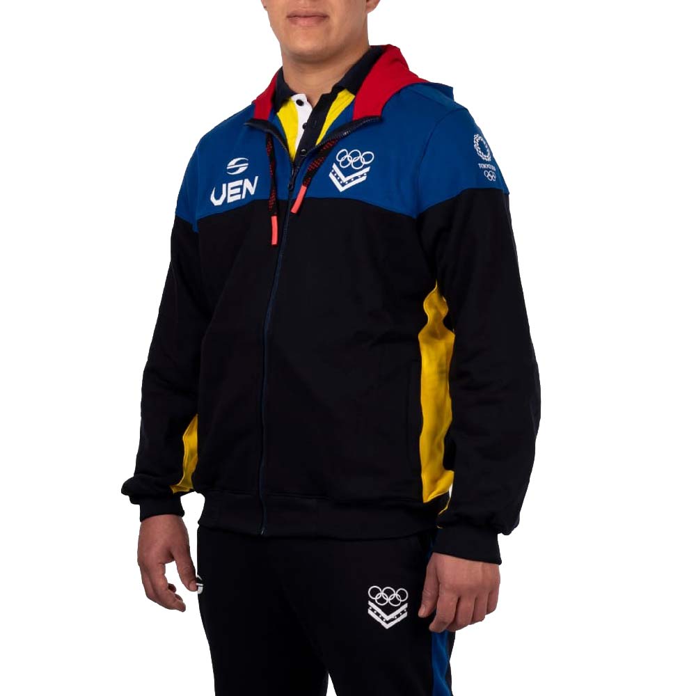 Skyros Venezuela Juegos olímpicos Tokio 2020 chaqueta con capucha para hombres tricolor