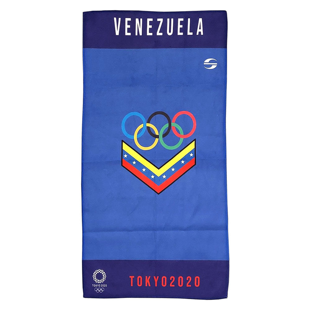 Skyros Venezuela Juegos olímpicos Tokyo 2020 toalla en microfibra azul